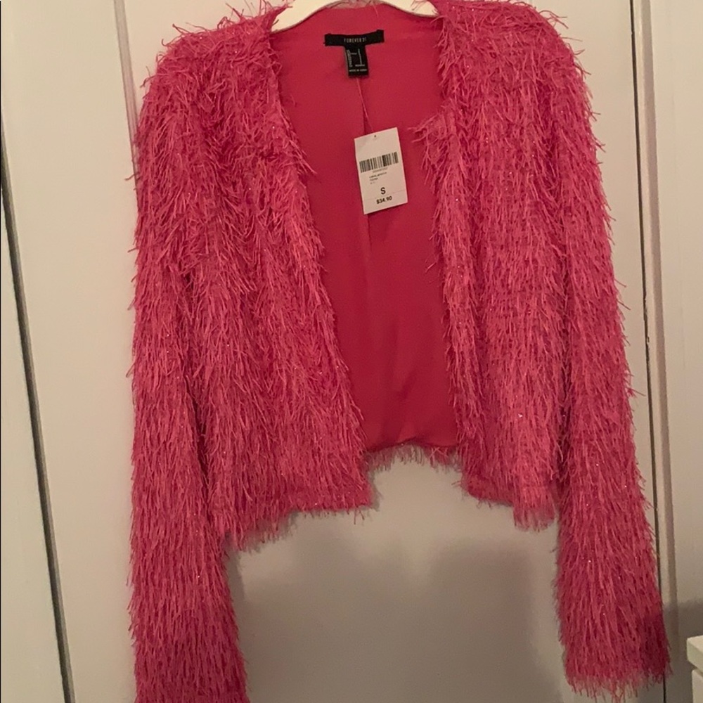 Fuchsia pink sweater